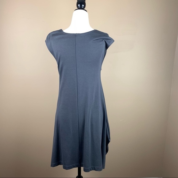 Bryn Walker Short Sleeve Grey Tunic Style Dress - Picture 2 of 11